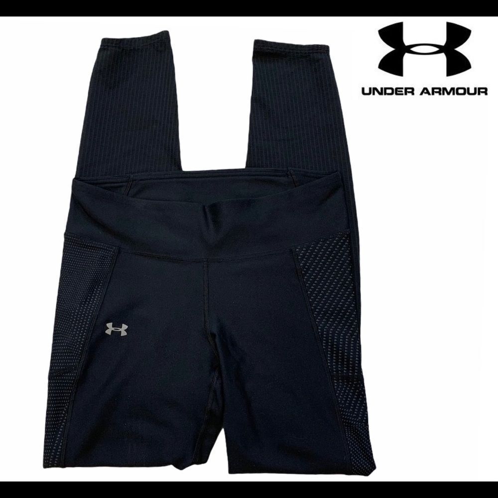 Under armour black gym leggings size medium
